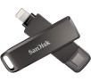 PenDrive SanDisk iXpand Luxe 256GB USB Typ C / Lightning Srebrno-czarny