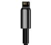 Kabel Baseus USB do Lightning Tungsten Gold 2,4A, 1m Czarny