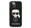 Etui Karl Lagerfeld Silicone Iconic KLHCP12LSLFKBK do iPhone 12 Pro Max