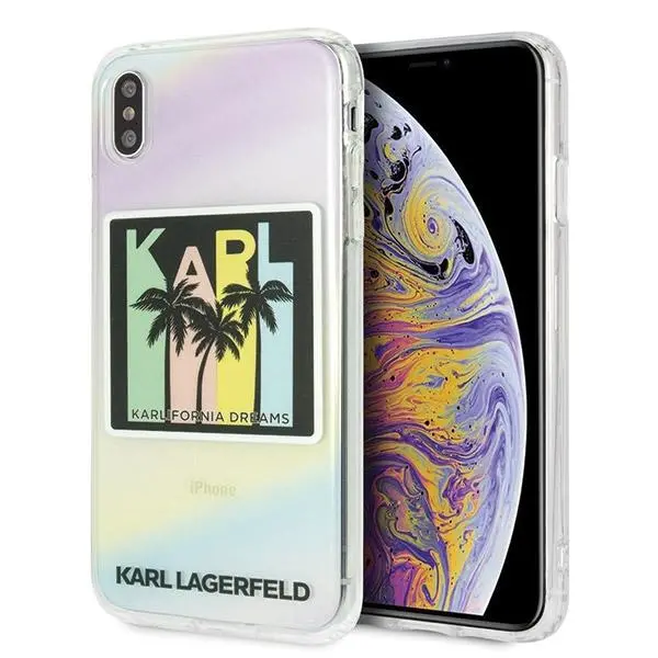 Etui Karl Lagerfeld Kalifornia Dreams Palms KLHCI65IRKD do iPhone Xs Max