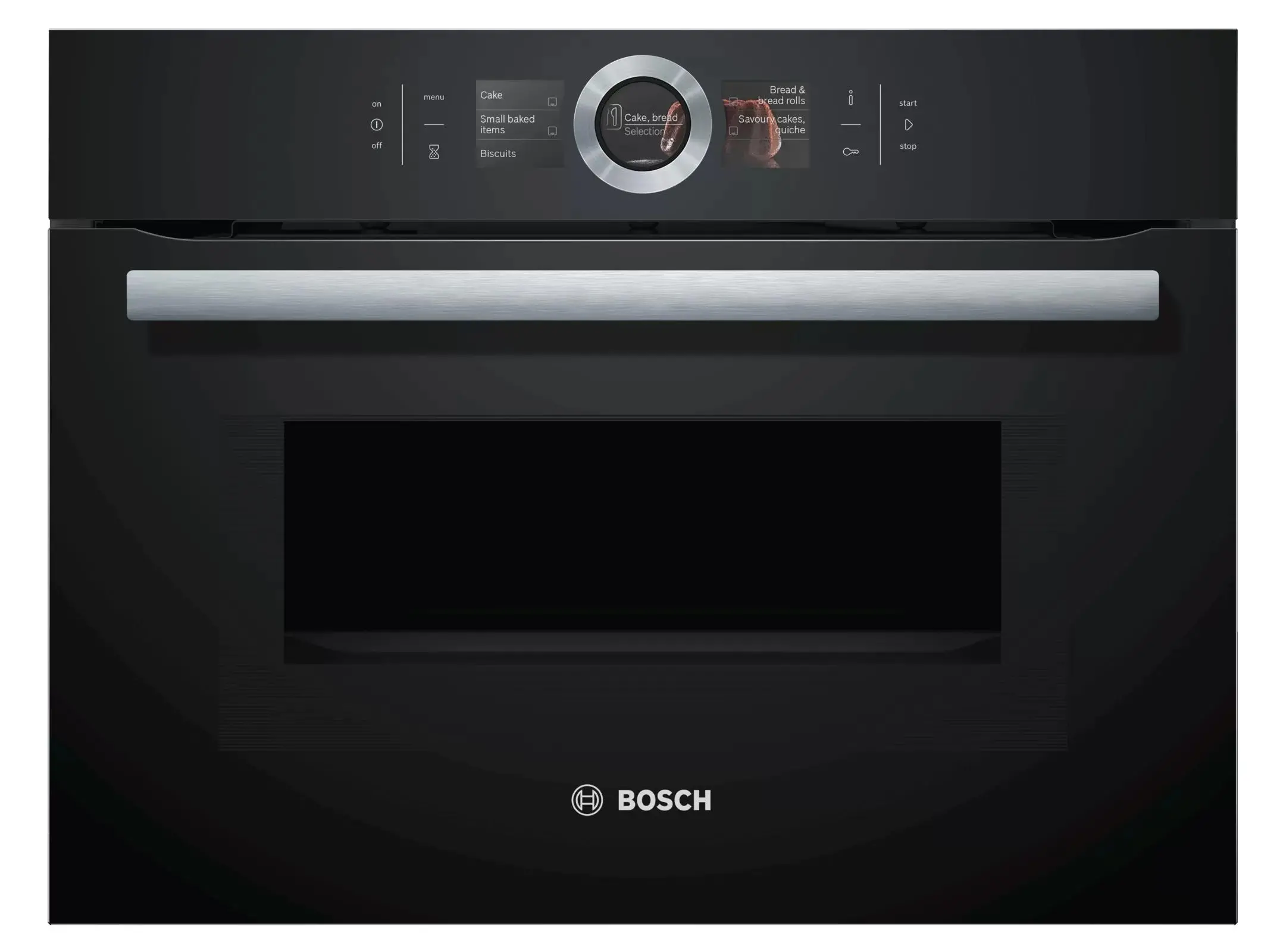 Piekarnik z mikrofalą Bosch Serie 8 CMG676BB1 Termoobieg Czarny