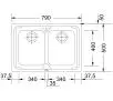 Zlewozmywak Franke Logica Line LLX 620 Stalowy Srebrny