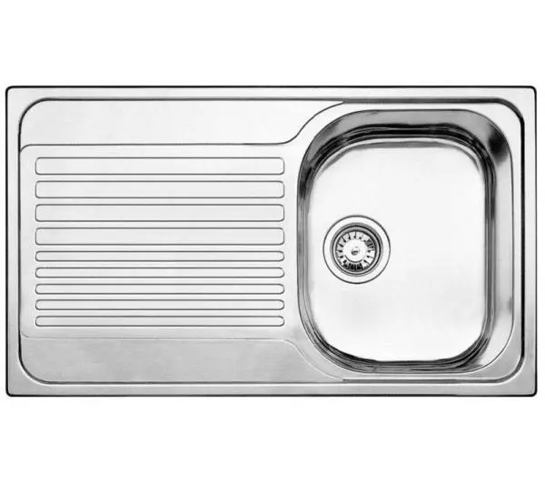 Zlewozmywaki kuchenne - Blanco Tipo 45 S 511942 Stalowy Srebrny