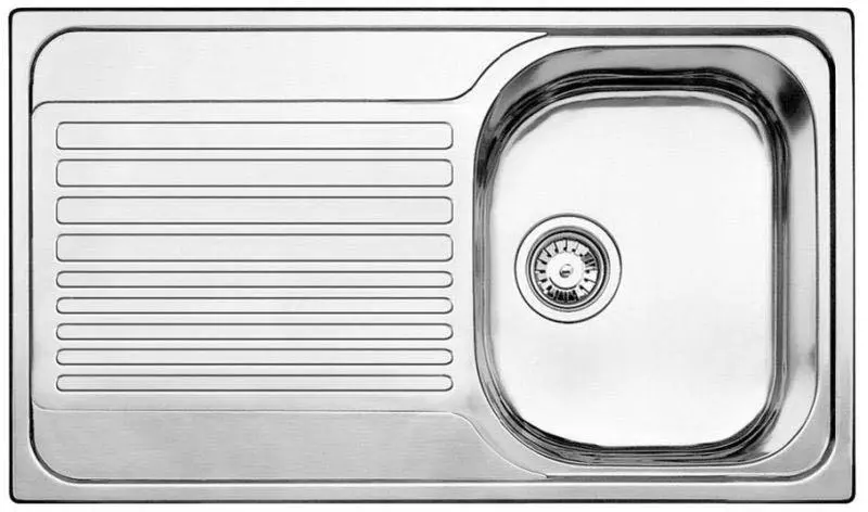 Zlewozmywak Blanco Tipo 45 S 511942 Stalowy Srebrny