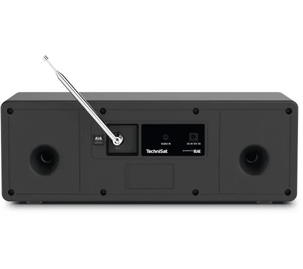 TechniSat DigitRadio 4C Radio FM DAB+ Bluetooth Czarno-srebrny - Kup na Raty - RRSO 0%
