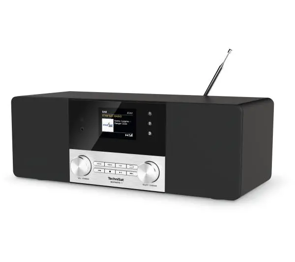 TechniSat DigitRadio 4C Radio FM DAB+ Bluetooth Czarno-srebrny - Kup na Raty - RRSO 0%