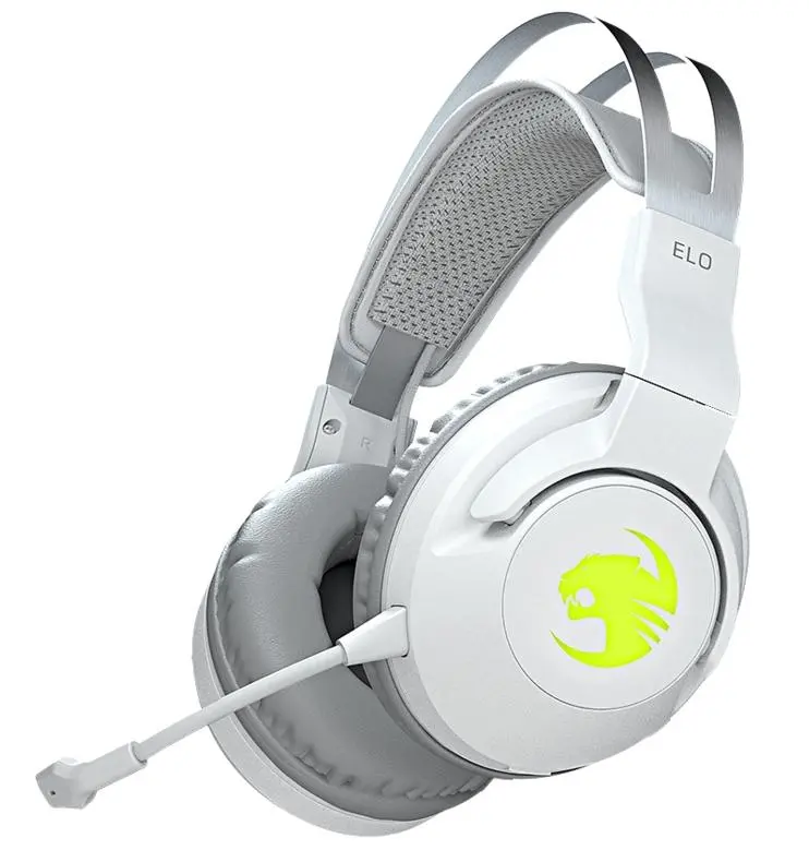 Słuchawki bezprzewodowe z mikrofonem Roccat Elo 7.1 Air Nauszne Biały