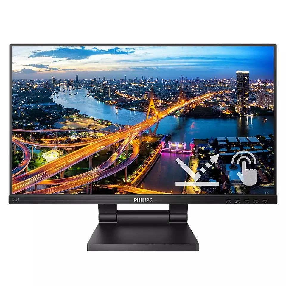 Monitor Philips 242B1TC/00 SmoothTouch 24" Full HD IPS 60Hz 4ms Dotykowy