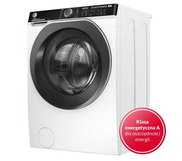 Hoover H-Wash 500 HWP4 37AMBC/1-S Slim 7kg 1300obr/min Zdalne sterowanie - DRUGI -30%, ALBO 5-TY ZA 1ZŁ - Kup na Raty - RRSO 0%
