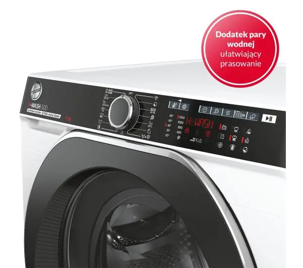 Hoover H-Wash 500 HWP4 37AMBC/1-S Slim 7kg 1300obr/min Zdalne sterowanie - DRUGI -30%, ALBO 5-TY ZA 1ZŁ - Kup na Raty - RRSO 0%