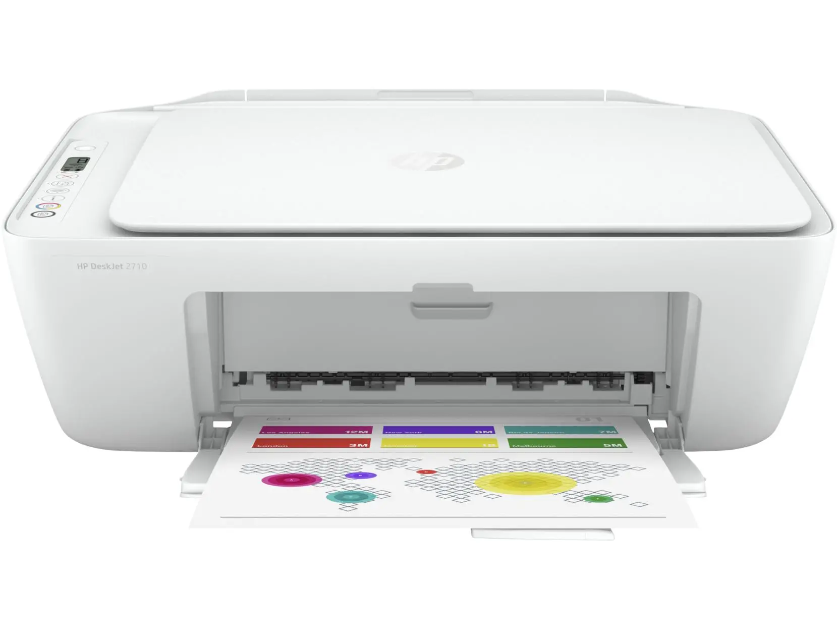 Urządzenie wielofunkcyjne HP DeskJet 2710E Instant Ink WiFi Biały