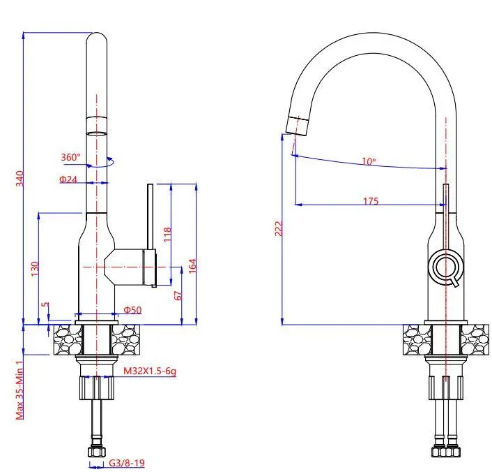 Bateria Quadron 3523500_WHMQS Ingrid Biały Stal szlachetna
