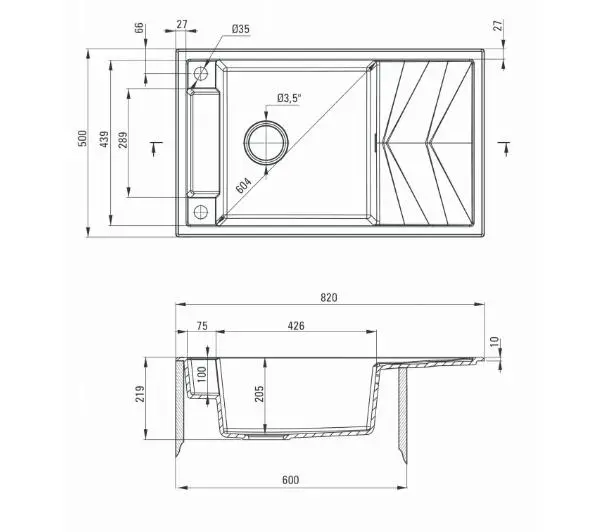 Deante Magnetic ZRM A113 Granitowy Alabaster - DRUGI -30%, ALBO 5-TY ZA 1ZŁ - Kup na Raty - RRSO 0%