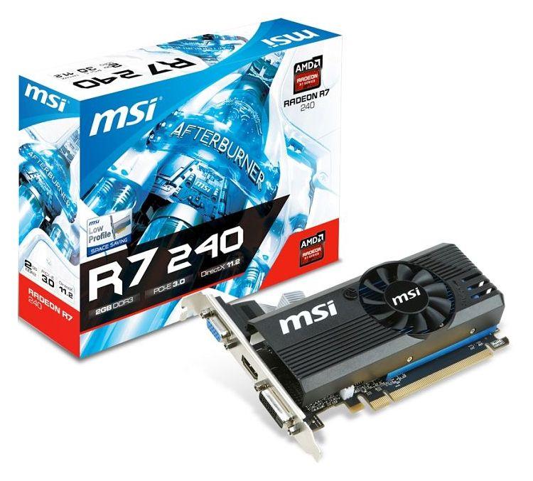 MSI AMD Radeon R7 240 2GB DDR3 128bit