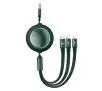 Kabel Baseus Bright Mirror 66W 1,2m Zielony