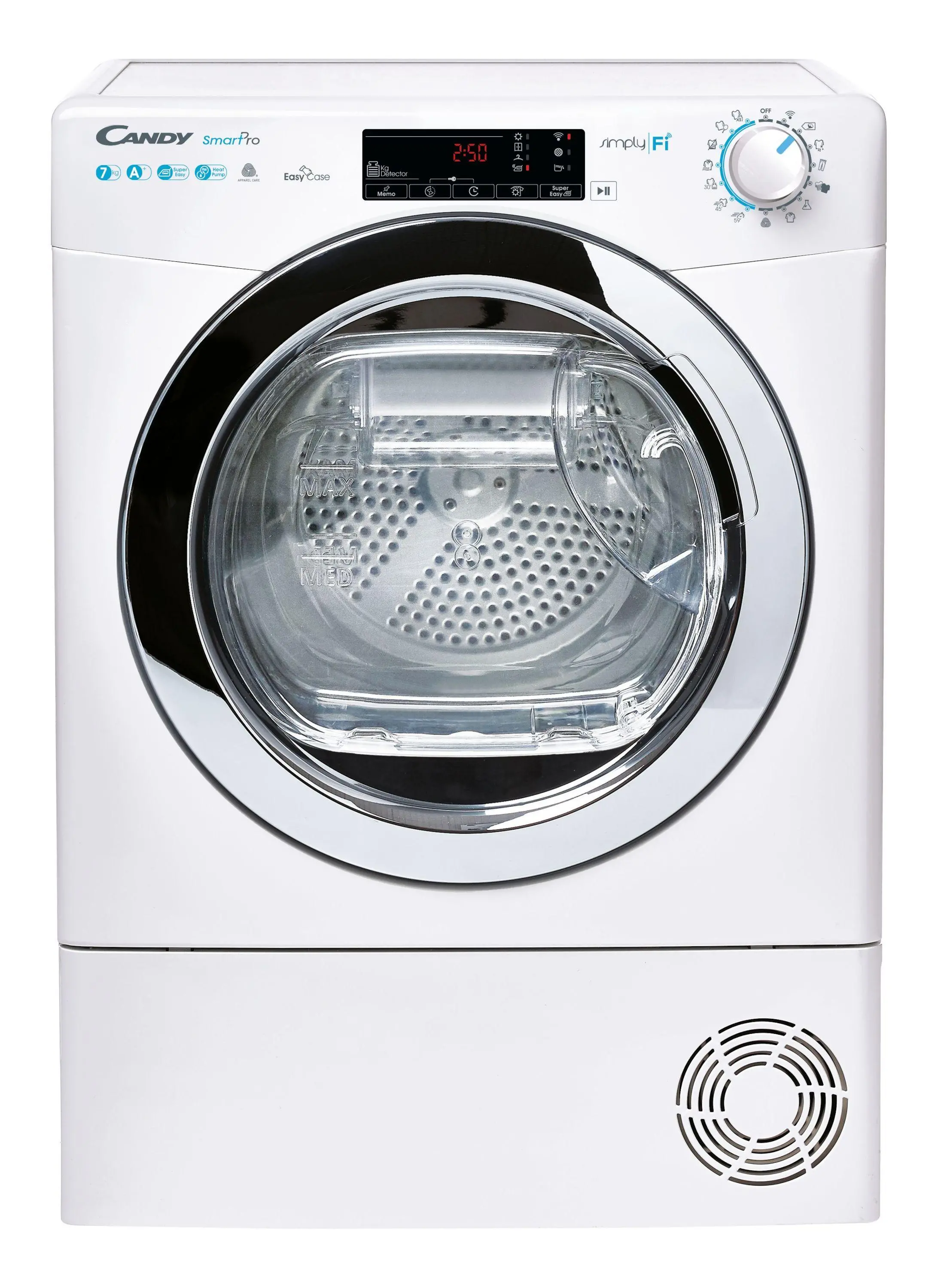 Suszarka Candy Smart Pro CSO4 H7A1TCEX-S Slim 46,5cm 7kg Zdalne sterowanie