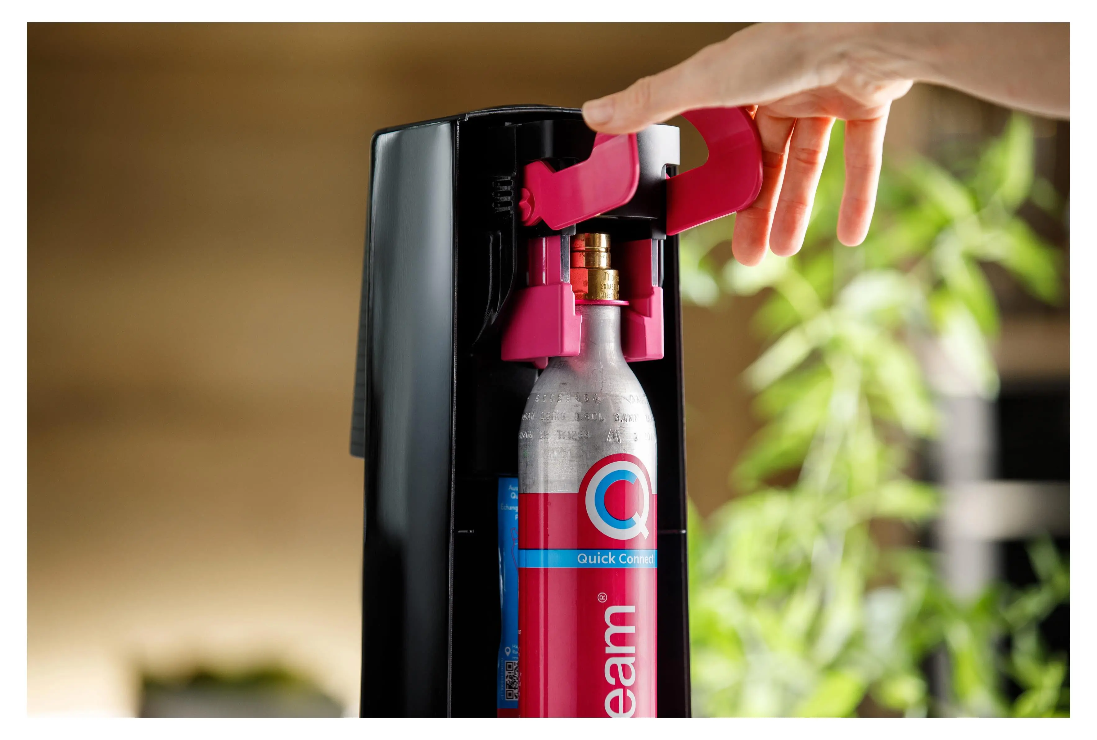 Saturator Sodastream Terra Czarny + Nabój z gazem CO2