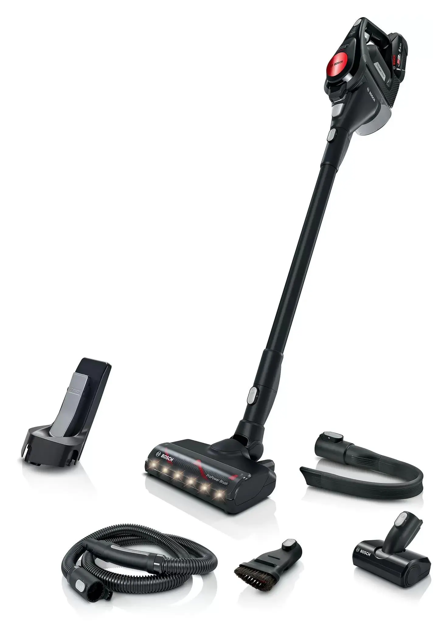 Odkurzacz bezprzewodowy Bosch Unlimited Serie 8 ProPower BCS82POW15 45min Wymienny akumulator Mini elektroszczotka