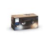 Oświetlenie punktowe Philips Hue White Ambiance Buckram 929003047901 Czarny