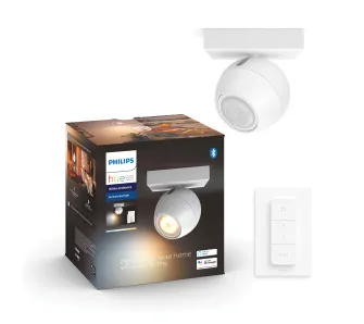 Oświetlenie punktowe Philips Hue White Ambiance Buckram 929003048601 Biały