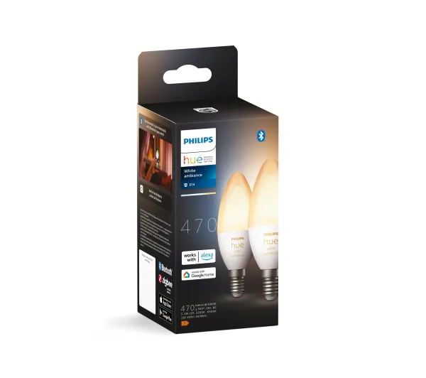 Philips Hue White Ambiance E14 2 szt.
