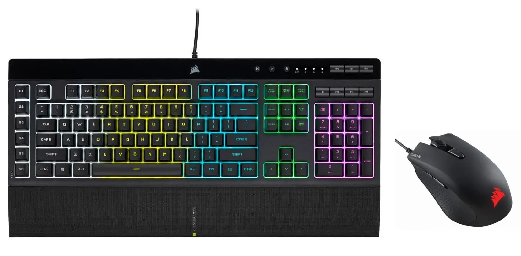Zestaw Corsair 4 w 1 Czarny