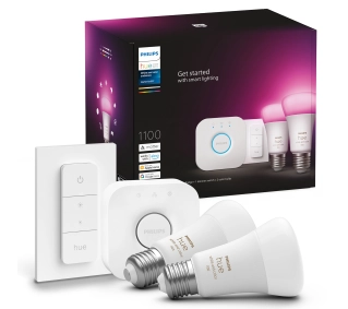 Philips Hue White and Colour Ambiance E27 2 szt. Zestaw startowy - Kup na Raty - RRSO 0%