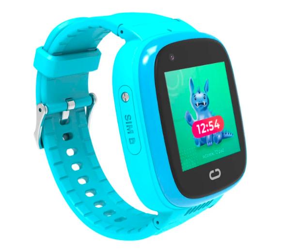 Smartwatch Locon Watch Video (niebieski) + Pakiet Bezpieczna Rodzina na 6 miesięcy