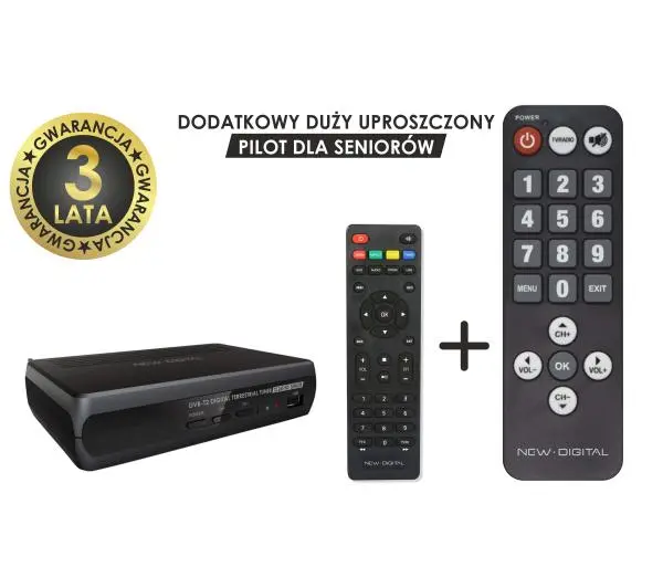 New Digital T2 265 HD SENIOR