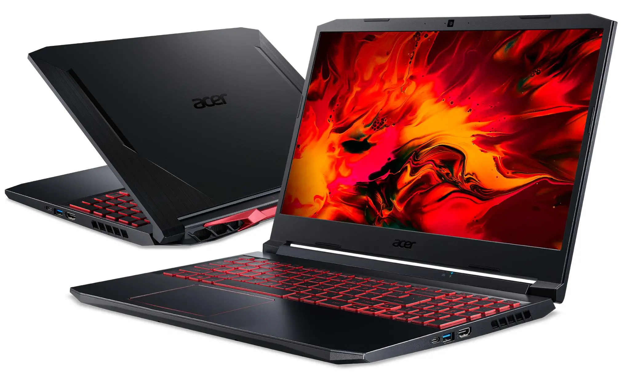 Laptop gamingowy Acer Nitro 5 AN515-55-539F 15,6" 144Hz i5-10300H 16GB RAM 512GB Dysk SSD RTX3050Ti Win10 Czarny