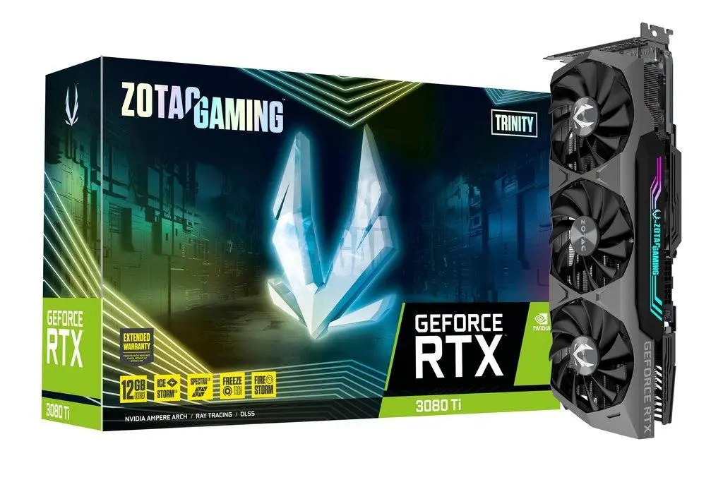 Karta graficzna Zotac GeForce RTX 3080 Ti Trinity LHR 12GB GDDR6X 384bit DLSS