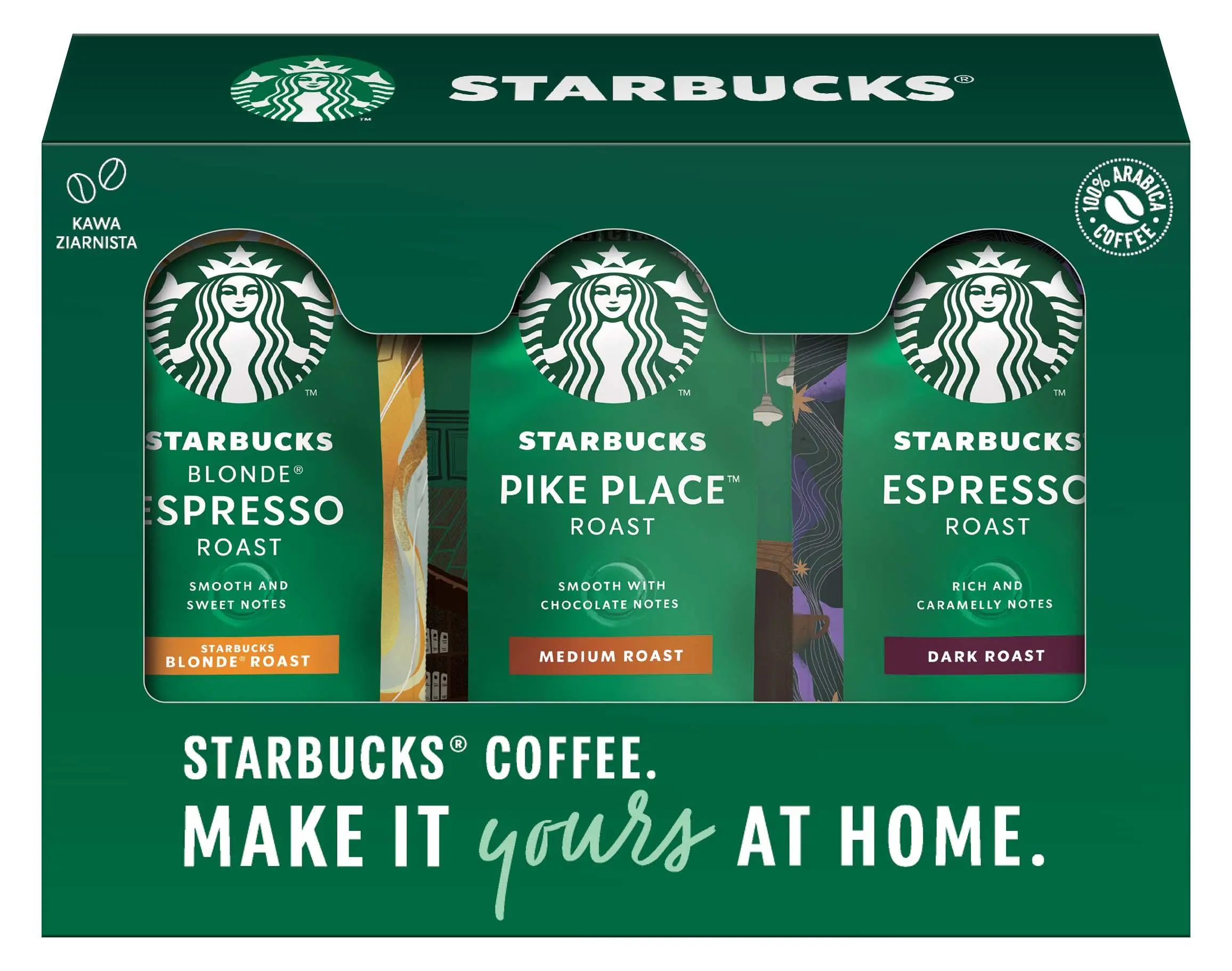 Kawa ziarnista Starbucks Zestaw 600g