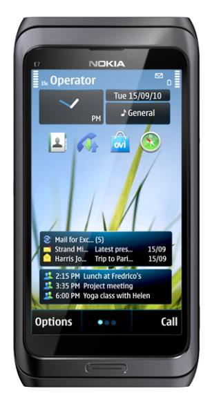 Nokia E7 スライド式スマートフォン Nokia E7【QWERTYスライドキーボード搭載のsimﾌﾘｰｽﾏｰﾄﾌｫﾝ】ノキア E7
