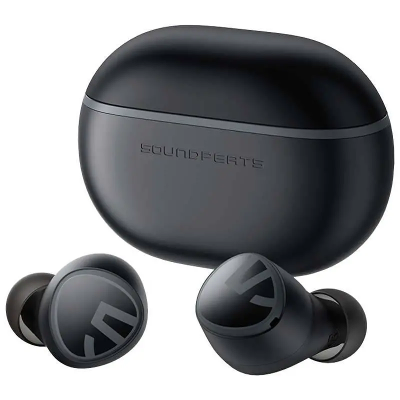 Słuchawki bezprzewodowe Soundpeats Mini Dokanałowe Bluetooth 5.2 Czarny