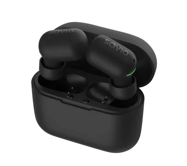 Savio TWS-09 Dokanałowe Bluetooth 5.1 Czarny