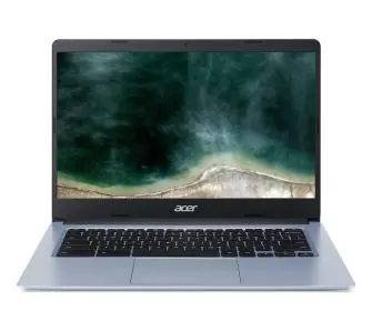 Laptop chromebook Acer Chromebook CB314-1H-C3JX 14" Celeron N4020 4GB RAM 128GB Dysk ChromeOS Srebrno-niebieski