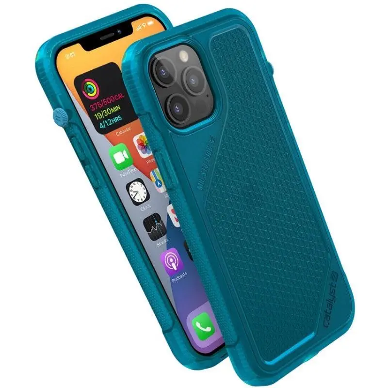 Etui Catalyst Vibe do iPhone 12 Pro Max niebiesko przezroczysty