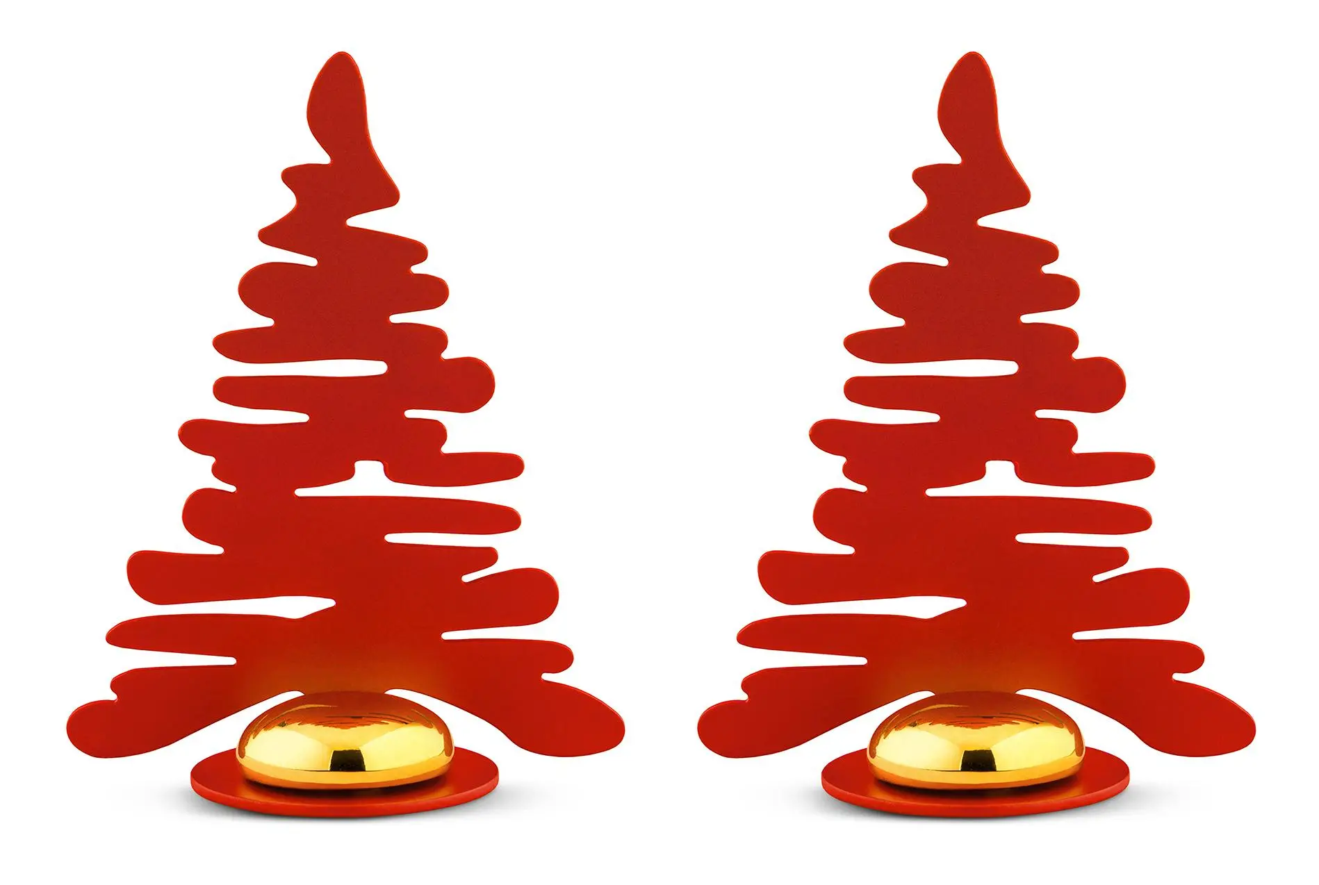 Stojaki na wizytówki Alessi Bark choinki 2szt.