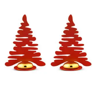 Stojaki na wizytówki Alessi Bark choinki 2szt.