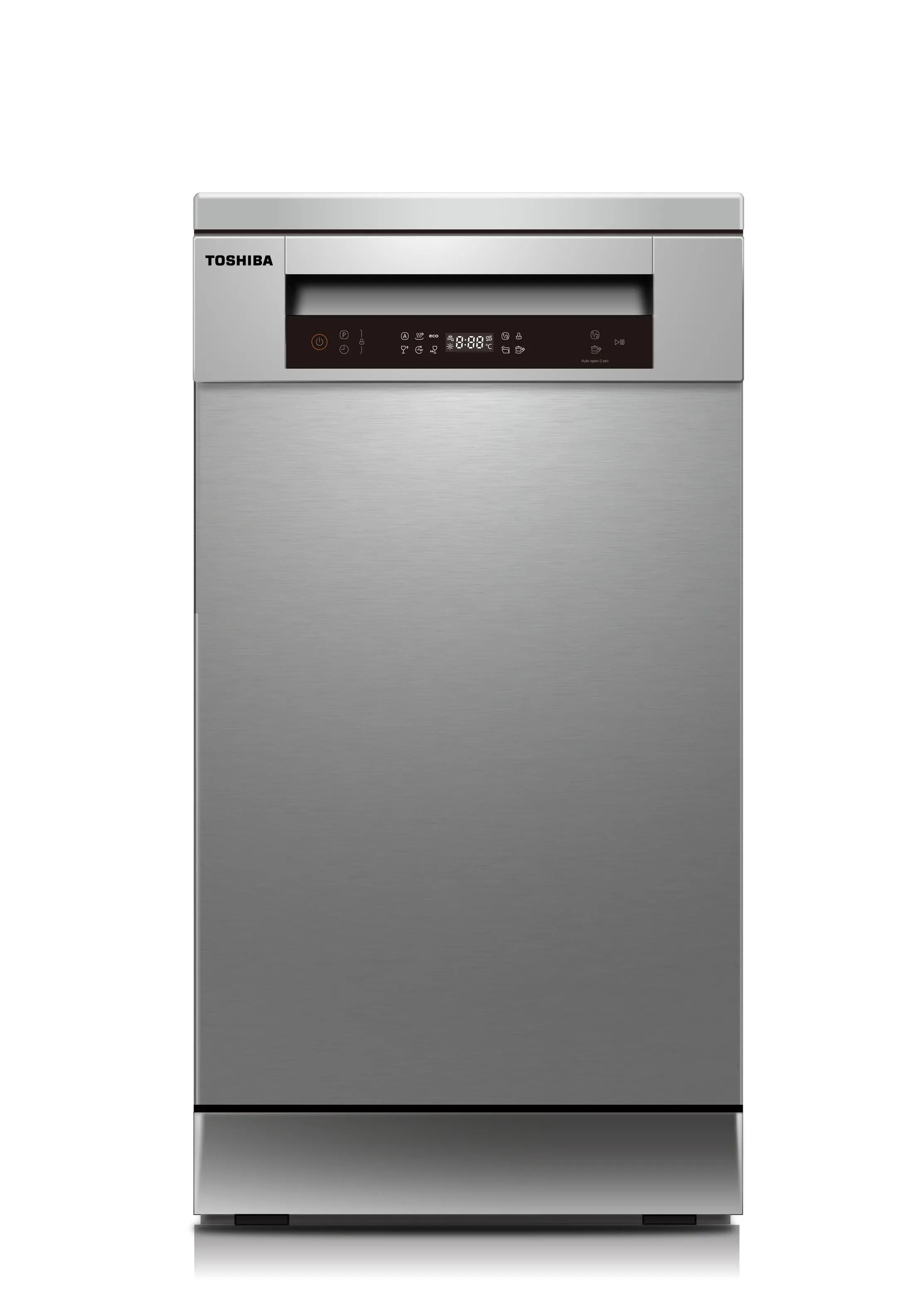 Zmywarka Toshiba DW-10F2EE(S)-PL 45cm Automatyczne otwieranie drzwi
