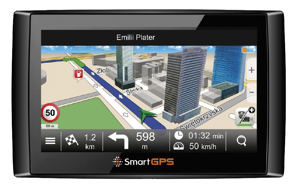 Nawigacja SmartGPS SG732 + MapaMap PL