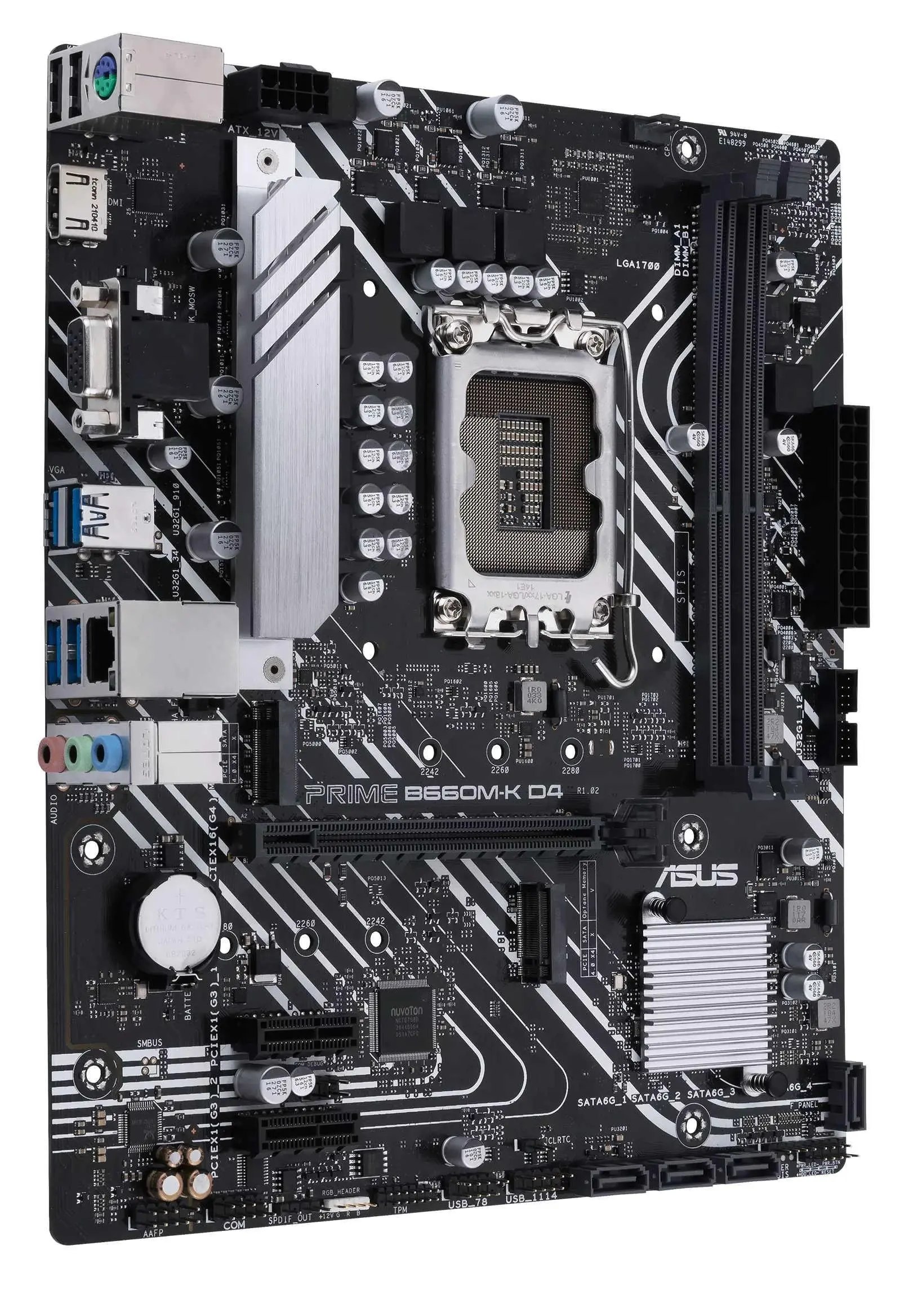 фото Материнская плата Asus Prime B660M-K D4 2