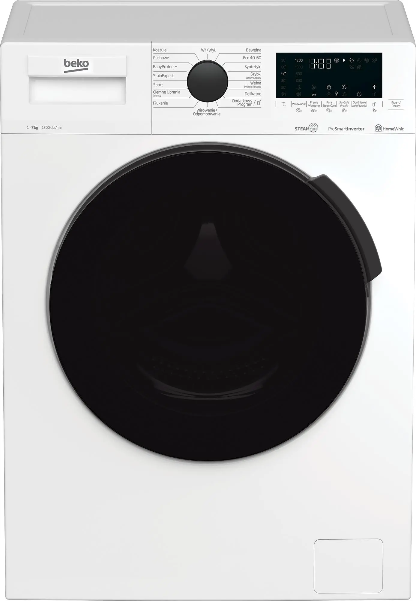 Pralka Beko WUE7626XBWS Slim 7kg 1200obr/min Zdalne sterowanie