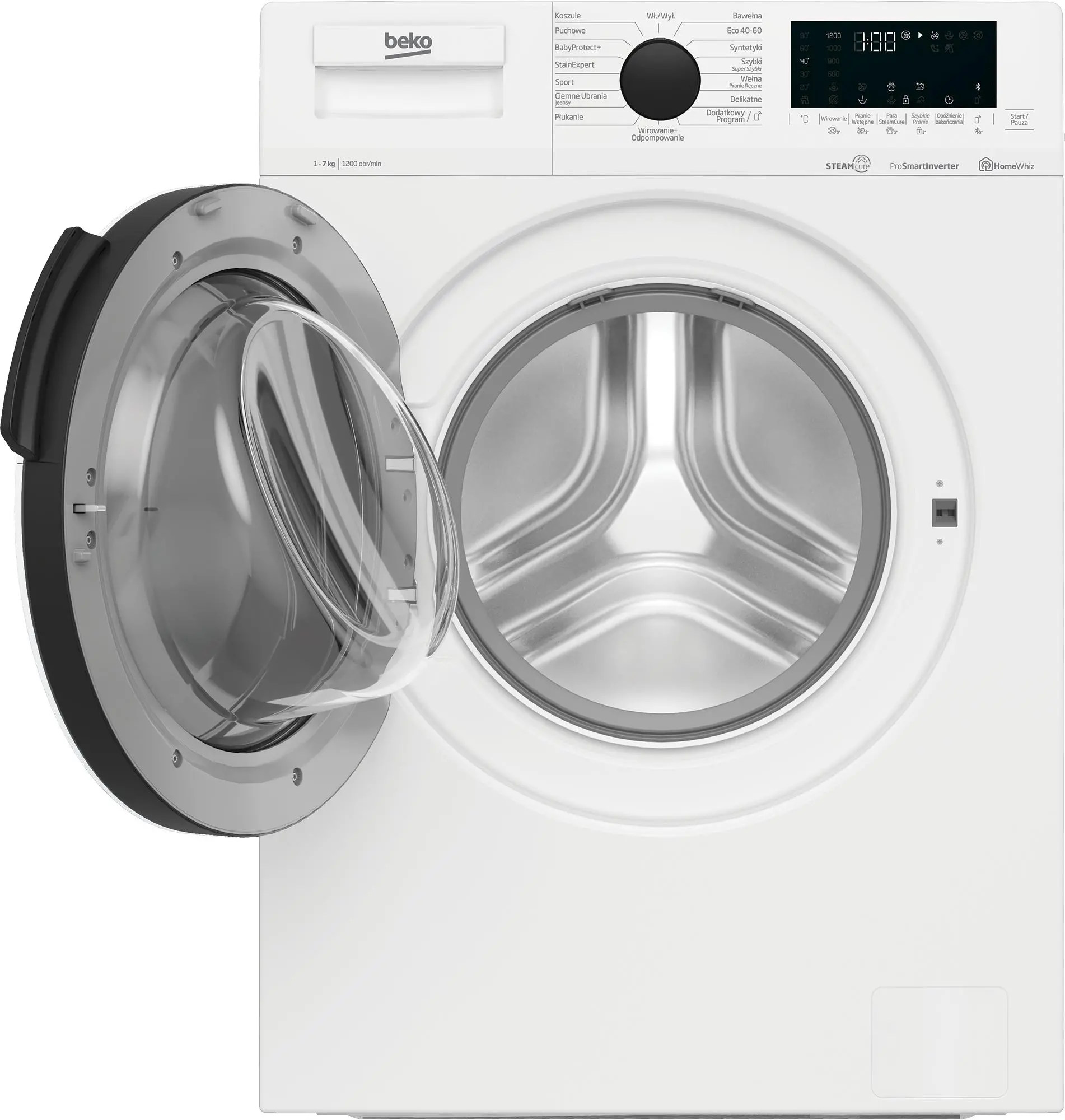 Pralka Beko WUE7626XBWS Slim 7kg 1200obr/min Zdalne sterowanie