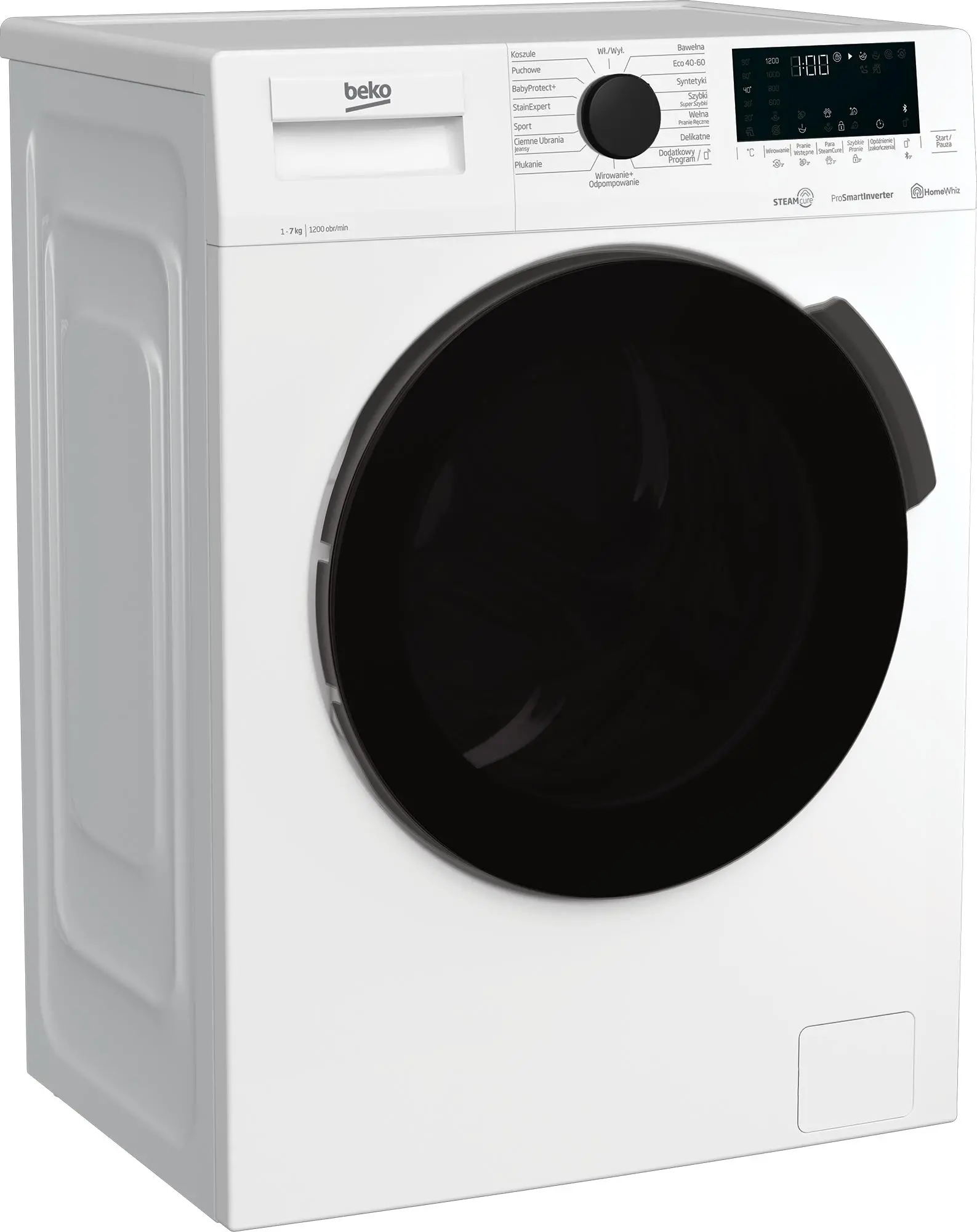 Pralka Beko WUE7626XBWS Slim 7kg 1200obr/min Zdalne sterowanie