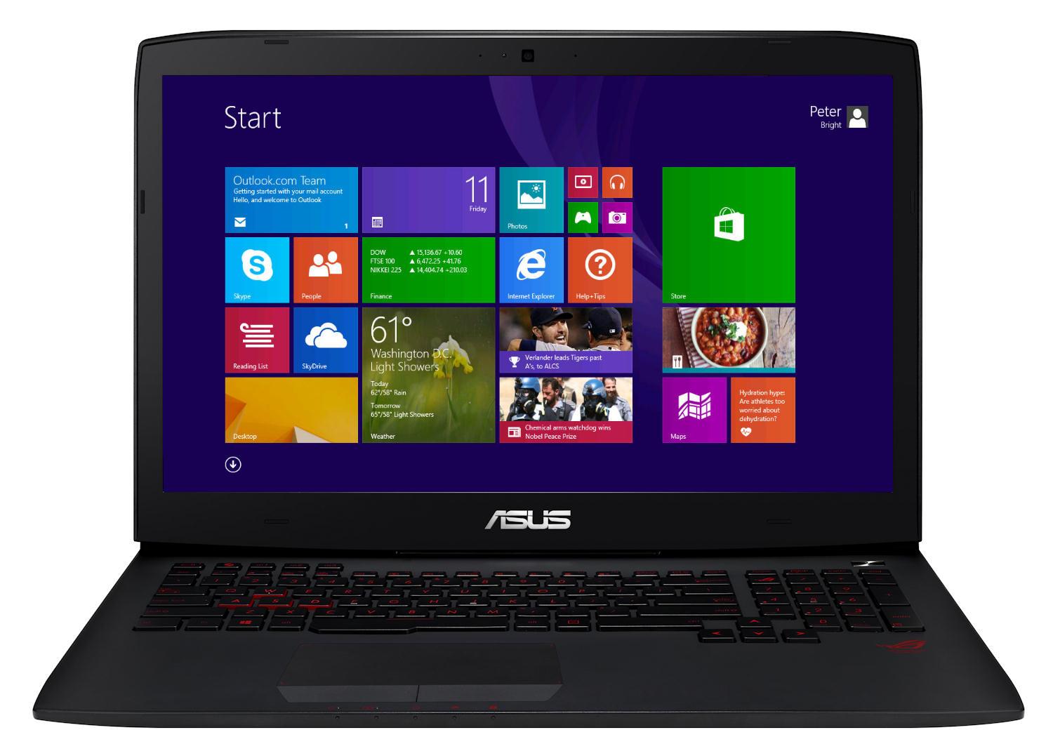 ASUS G751JY 17,3" Intel® Core™ i7-4750HQ 8GB RAM 1TB Dysk GTX980M Grafika Win8.1