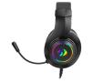 Słuchawki przewodowe z mikrofonem Redragon Hylas H260 RGB (czarny) Nauszne Czarny