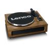 Gramofon Lenco LS-410WA Manualny Napęd paskowy Przedwzmacniacz Bluetooth Brązowy