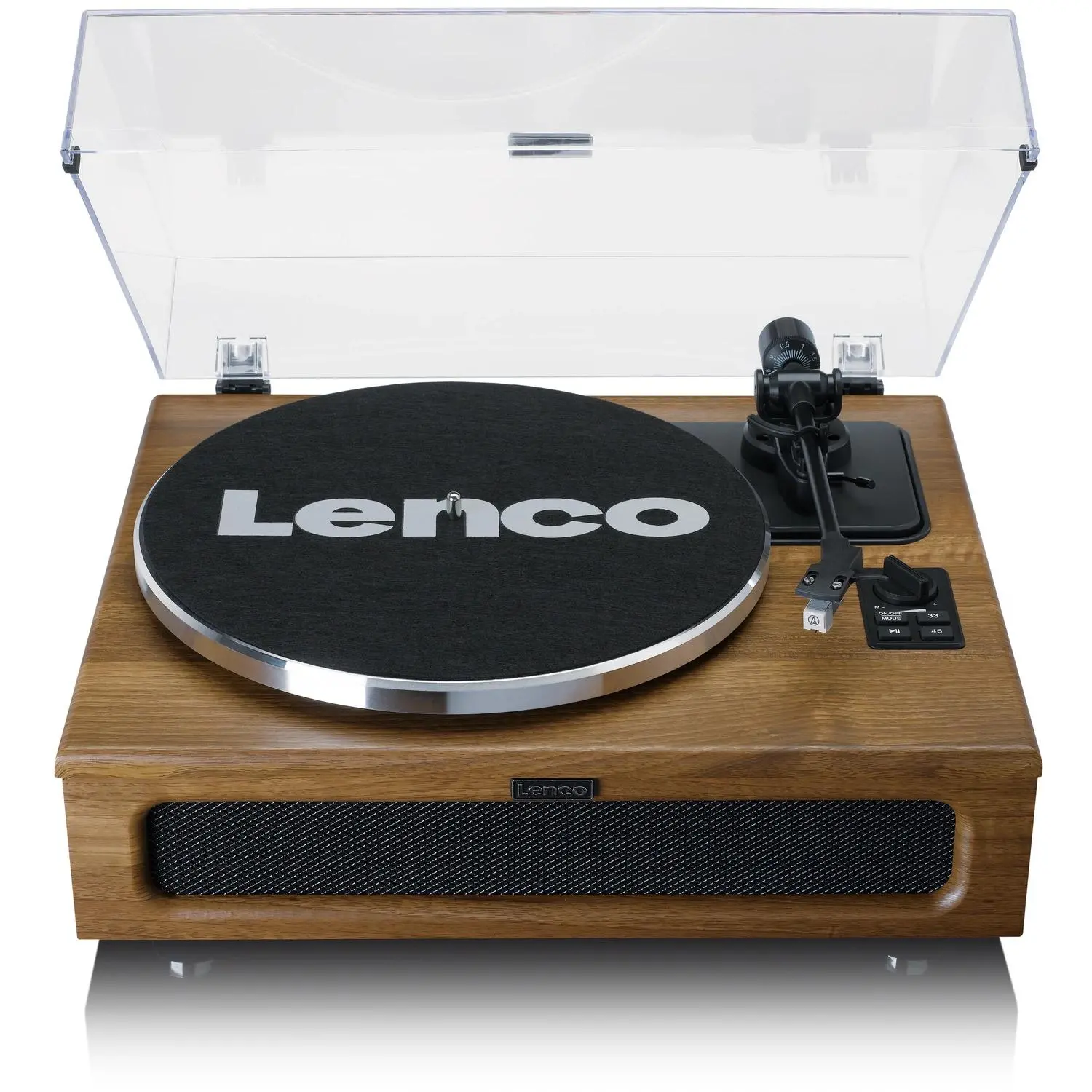 Gramofon Lenco LS-410WA Manualny Napęd paskowy Przedwzmacniacz Bluetooth Brązowy