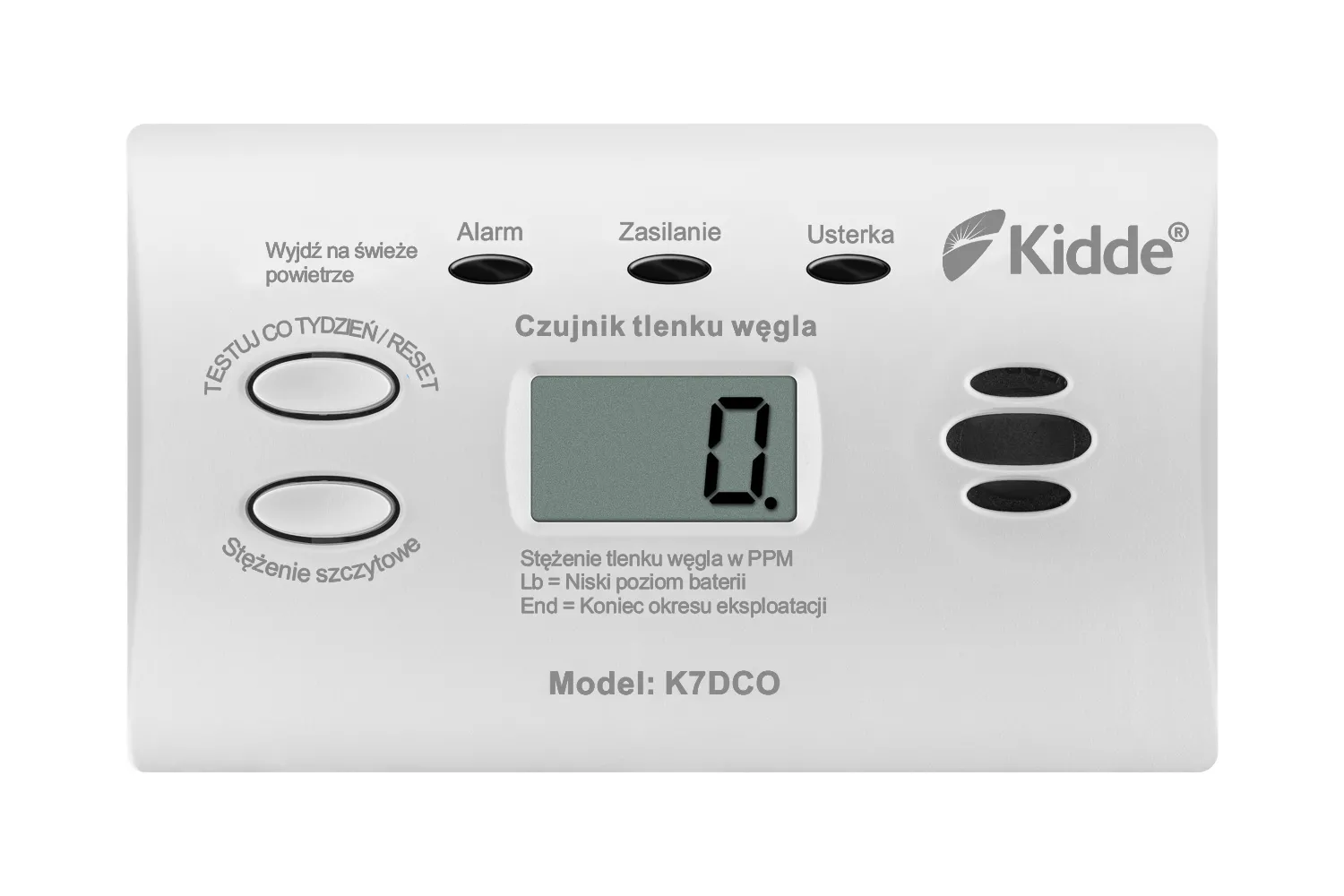 Czujnik czadu Kidde K7DCO
